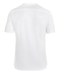 Maglia Inghilterra Home PRO 2017 da uomo, bianca, con trama a scacchiera sul retro.