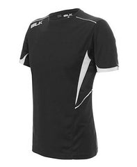 Maglia BLK Tek V da uomo, colore nero con dettagli bianchi.