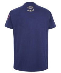 T-shirt Rugby Vintage Triplo Blu con stampa "Pride in the Jersey