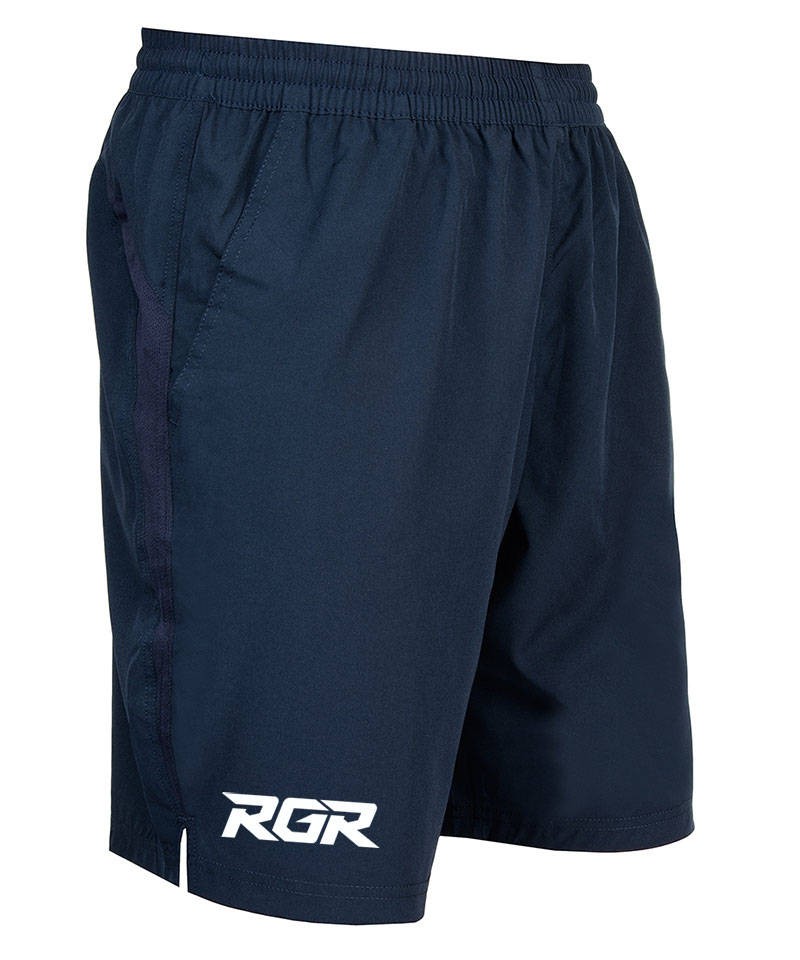 Pantaloncini da training RGR blu bambino, ideali per la palestra.