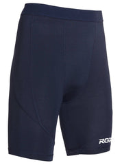 Scaldamuscolo da rugby RGR Performance blu, aderente e traspirante.