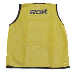 Gilet doppio fronte giallo fluo RGR per allenamenti di rugby