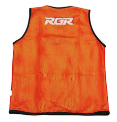 Gilet da allenamento rugby RGR arancione fluo a doppio strato