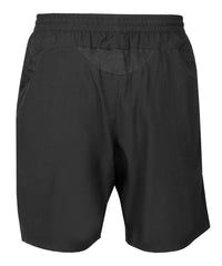 Pantaloncini da training RGR Gym neri da uomo, con elastico in vita.