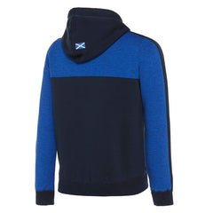 Felpa rugby scozia ragazzo 2020 cappuccio bicolore zip lunga