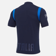 Polo Italia rugby FIR cotone collo coreana Navy 2021