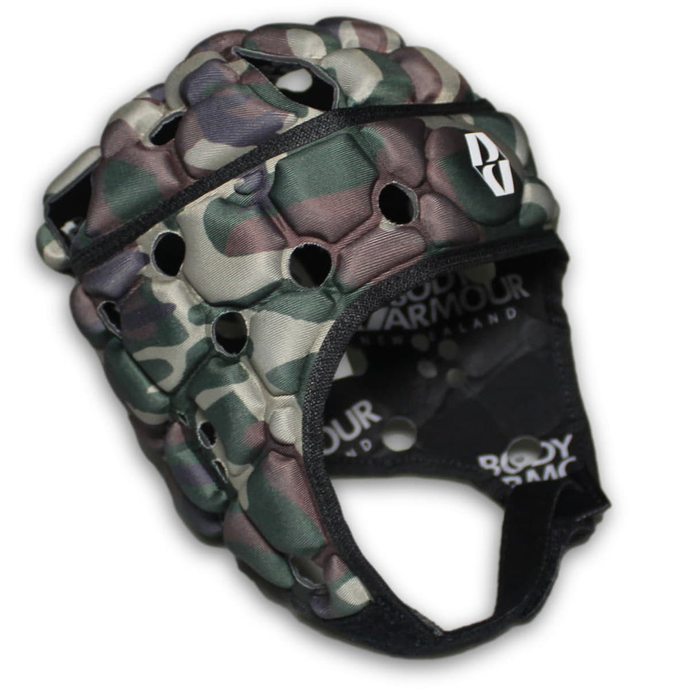 Caschetto Rugby Ventilator Body Armour Camo Verde