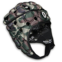 Caschetto Rugby Ventilator Body Armour Camo Verde