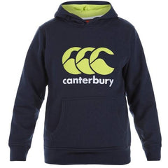 felpa cappuccio classic ccc blu lime bambino