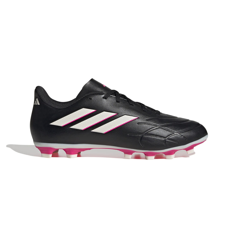 Scarpino Adidas Copa Pure .4 FXG nero e rosa per bambino