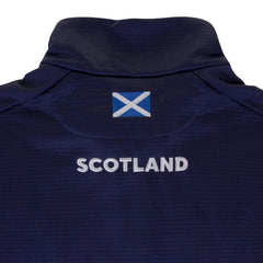 Felpa scozia rugby 2023 polar macron mezza zip