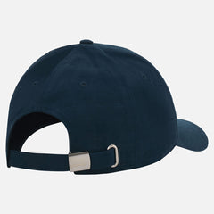 Cappellino da rugby blu navy Sale Sharks, retro regolabile con fibbia in metallo.