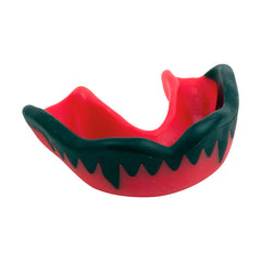 Paradenti "Viper" di Gilbert Paradenti: Paradenti rosso e nero con design aggressivo, simile a quello di una vipera. Offre una protezione ottimale.
