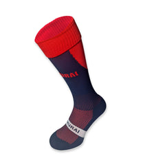 Calza Rugby Samurai Professionale Tri Nation Blu Rosso