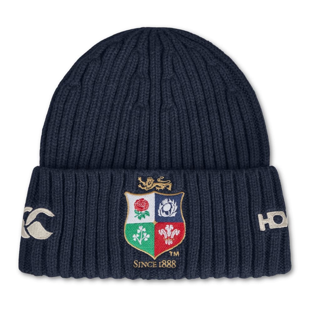 Zuccotto blu British & Irish Lions ufficiale con stemma ricamato e logo Canterbury.
