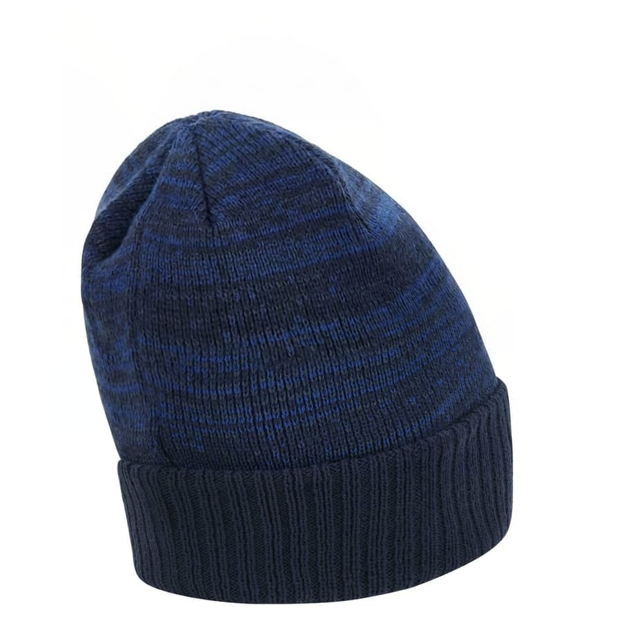 Zuccotto Rugby Sale Sharks Classic, berretto invernale blu con righe sfumate.