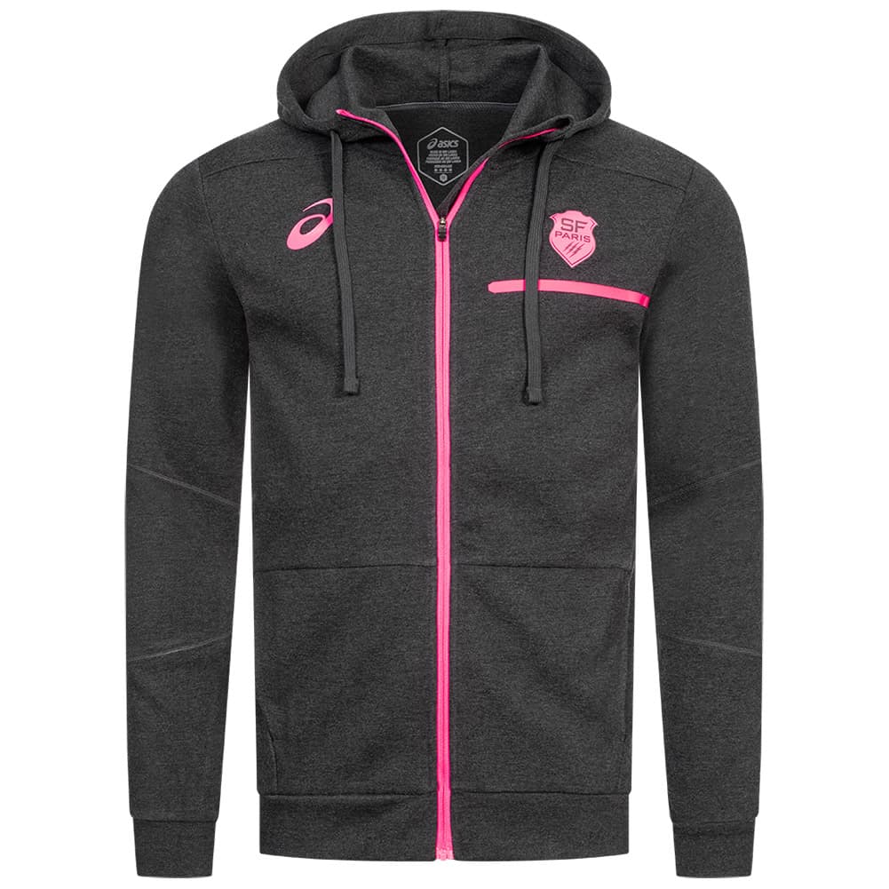 Felpa Stade Francais con cappuccio Asics Ufficiale