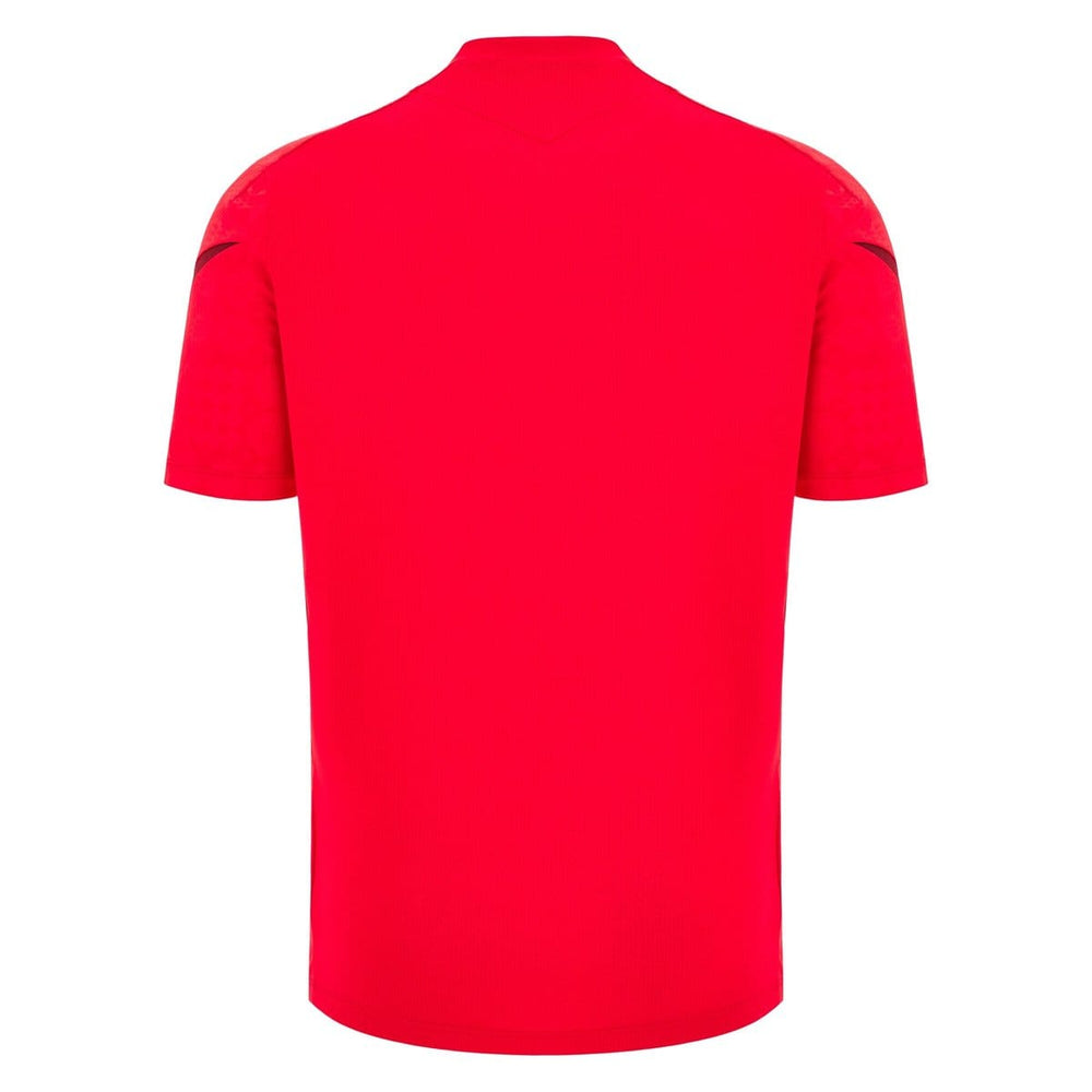 Maglia da allenamento del Galles Rugby 2026: maglia da allenamento in poliestere rossa