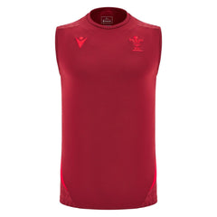 T-shirt Smanicata rugby galles Training 2026 Deep red