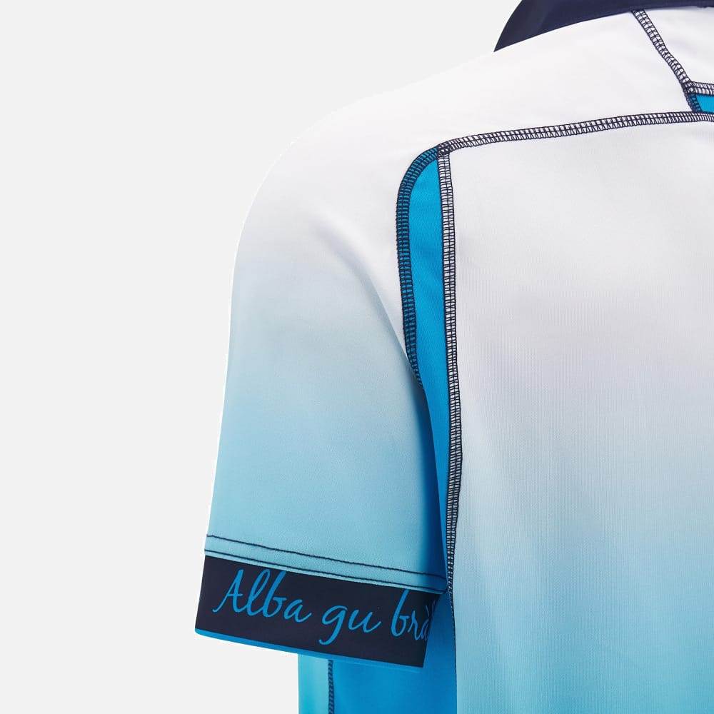 Maglia Rugby Scozia 2025 Pro Away con scritta blu "Alba gu brì