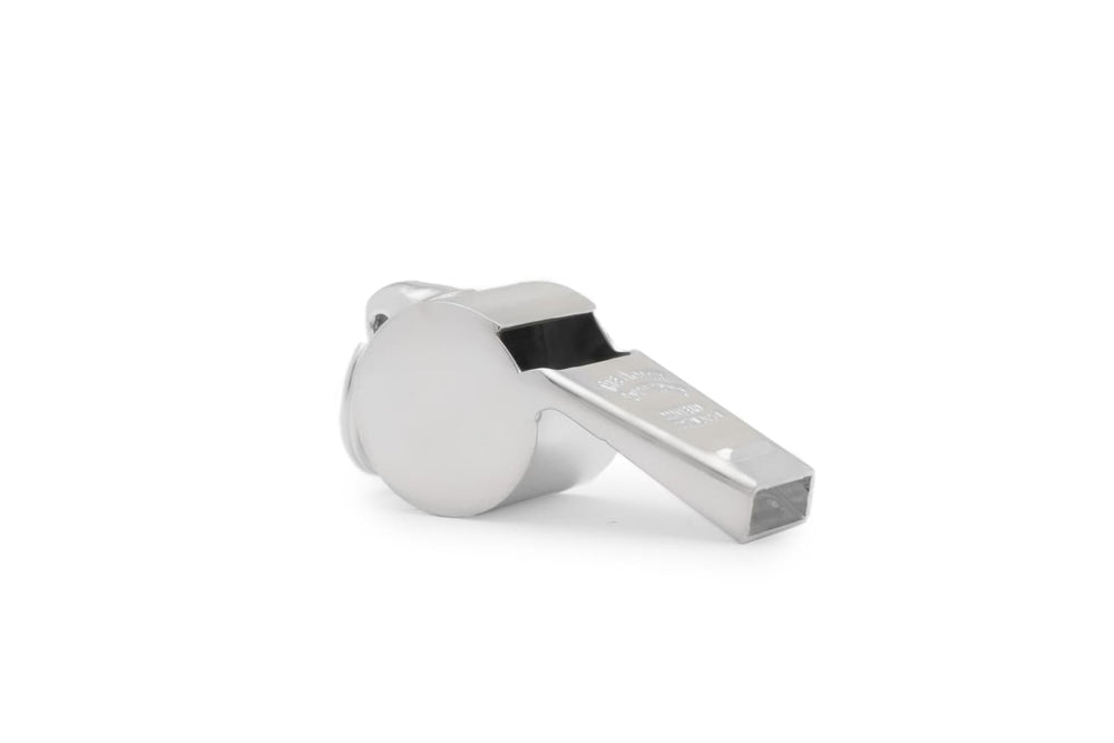 Fischietto Acme Thunderer 58.5: fischietto in metallo argentato con design senza pallina, ideale per l'attività sportiva e arbitrale. Il fischiet to utilizzato nel torneo delle sei nazioni.