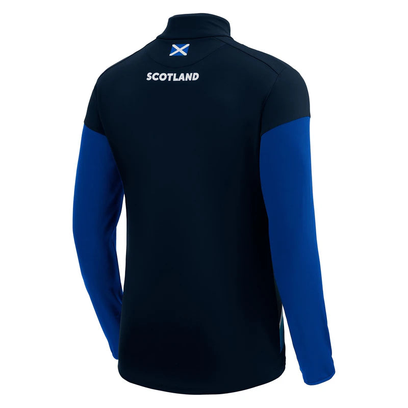 Felpa Rugby Scozia Mezza Zip PolarFleece M24