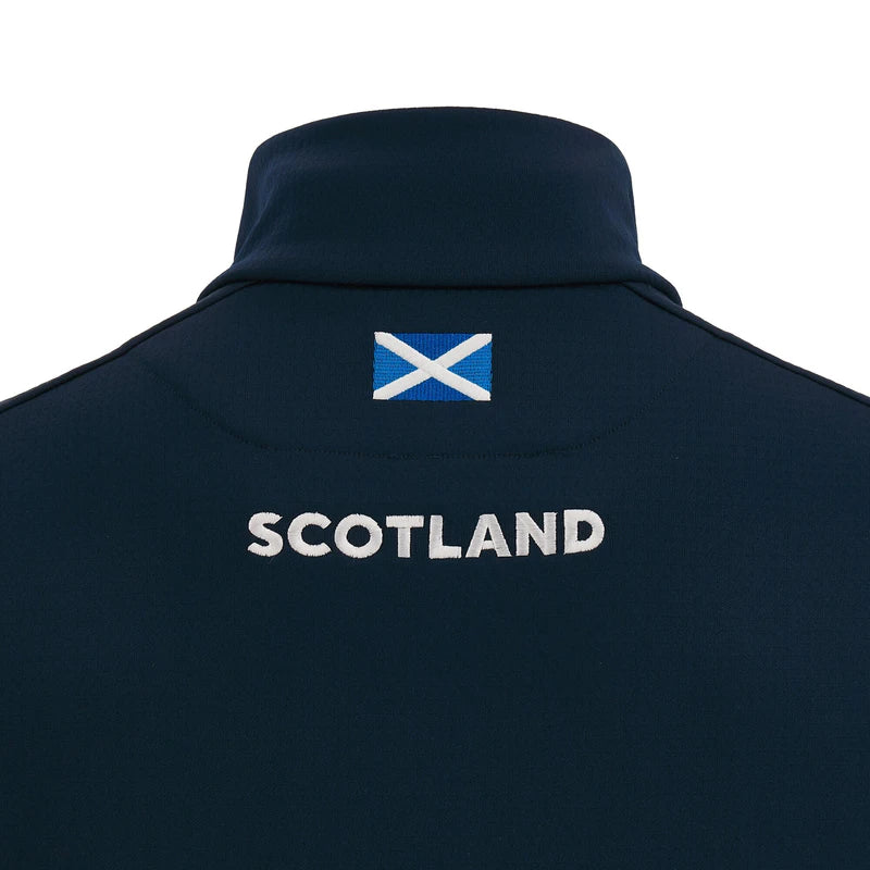 Felpa Rugby Scozia Mezza Zip PolarFleece M24