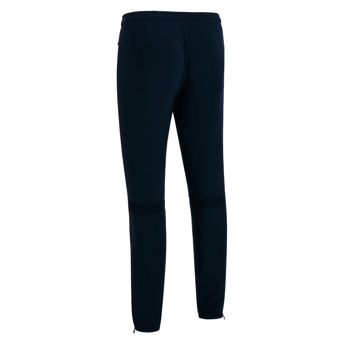 Pantalone Italia Rugby Lungo Travel blu in poliestere, vestibilità aderente.