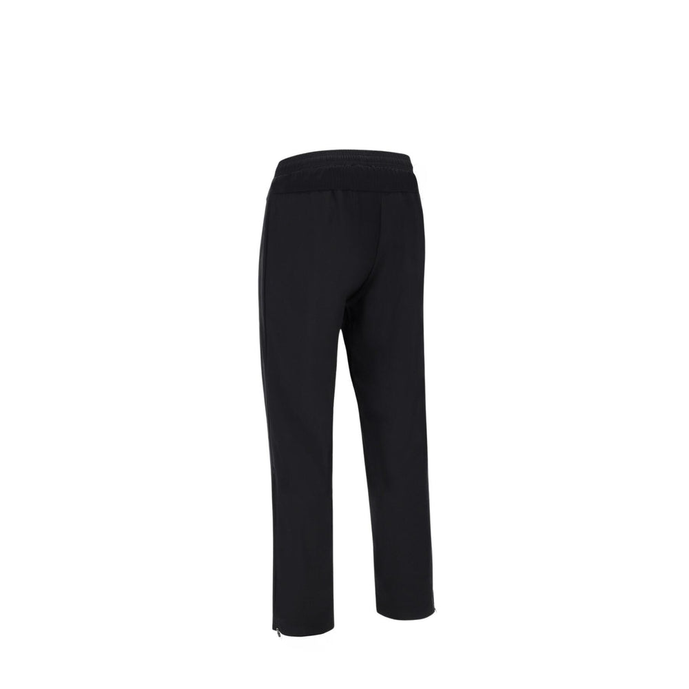 Pantalone da viaggio in microfibra nero Newcastle Falcons, con zip alla caviglia.