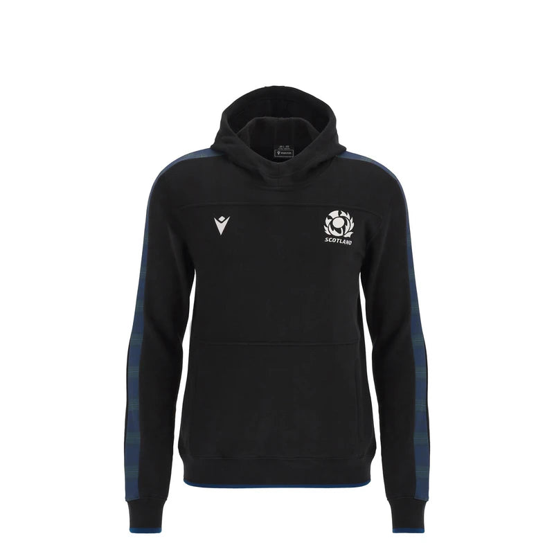 Felpa Rugby Scozia Travel Bambino M24 Nero