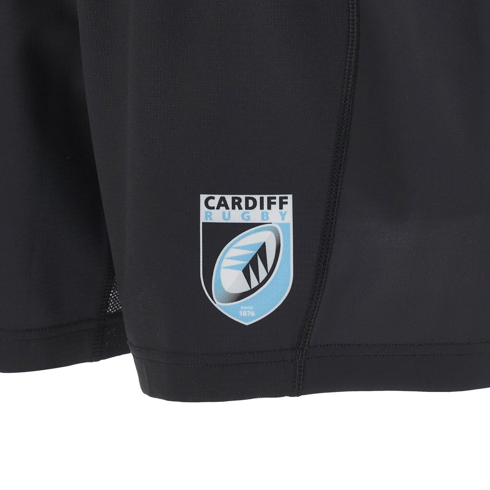 Pantaloncini da rugby Cardiff Blues Home M23-24 per ragazzo con logo.