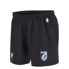 Pantaloncini da rugby Cardiff Blues Home M23-24 neri per ragazzo.