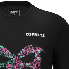 T-shirt Ospreys Rugby Cotone 2024