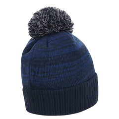 Berretto Zuccotto Rugby Sale Sharks blu con pompon grigio e blu.