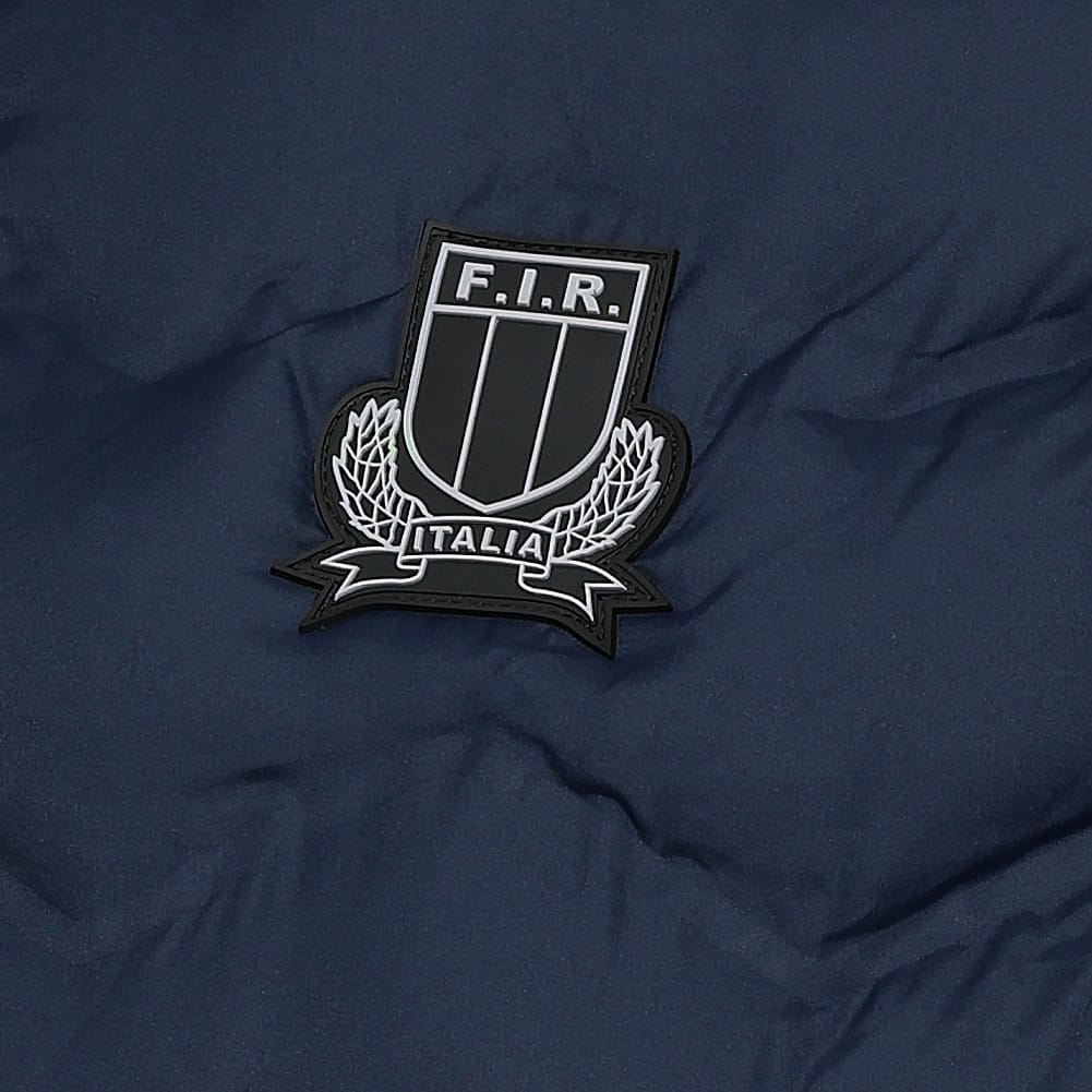 Gilet smanicato blu navy con stemma F.I.R. Italia rugby