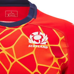 Maglia da allenamento Macron Rugby Scozia M24-25 rossa con logo