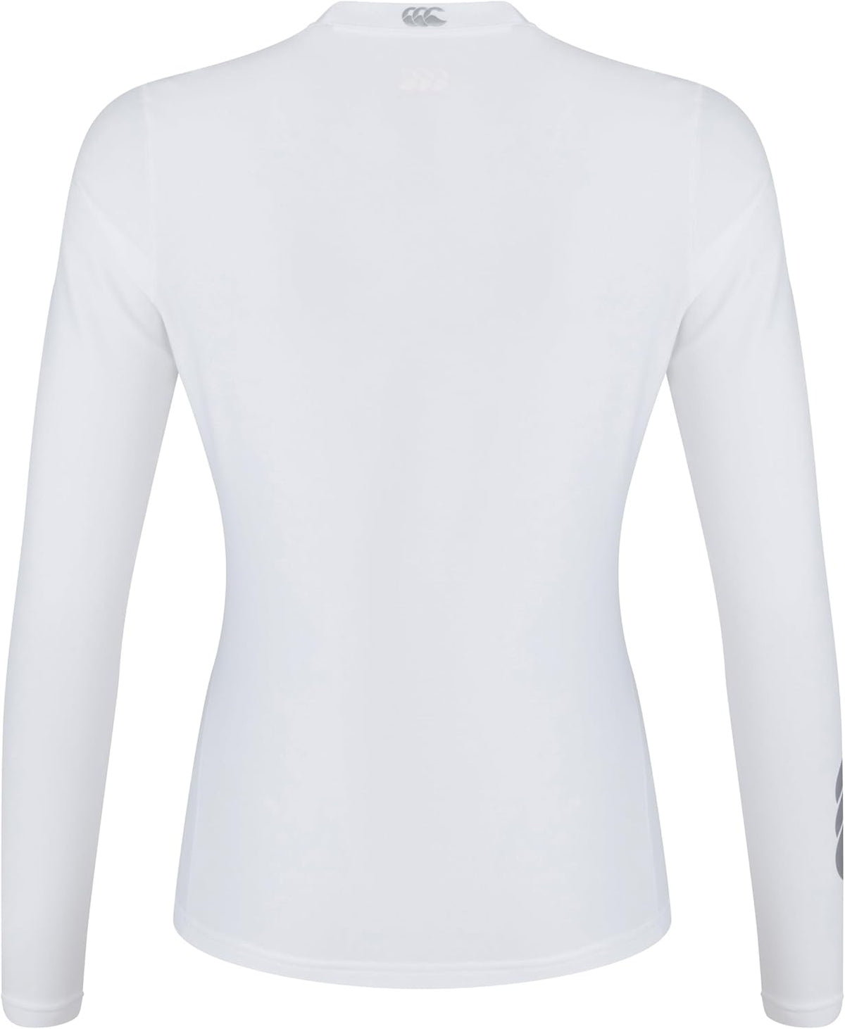 T-shirt termica Canterbury bianca a maniche lunghe, baselayer uomo.