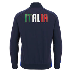Giacca Rugby Italia Anthem Athletisure Navy 2026