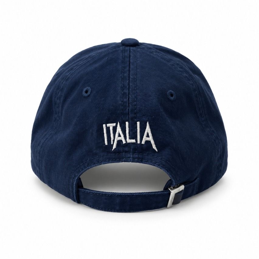 Cappellino Italia Rugby Visiera Blu M26 Rusted