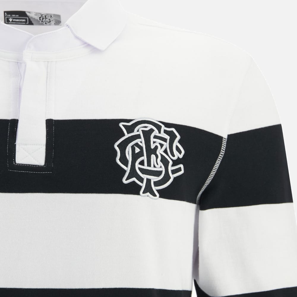 Maglia rugby Barbarians a maniche lunghe in cotone con logo ricamato.