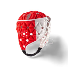 Caschetto Rugby Gilbert AIR Rosso-Bianco
