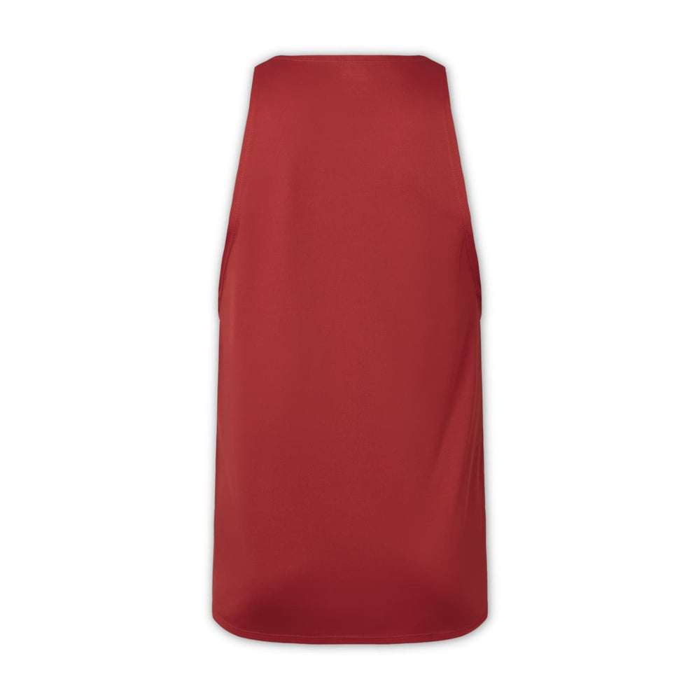Canottiera da rugby British & Irish Lions rossa, con bordo.