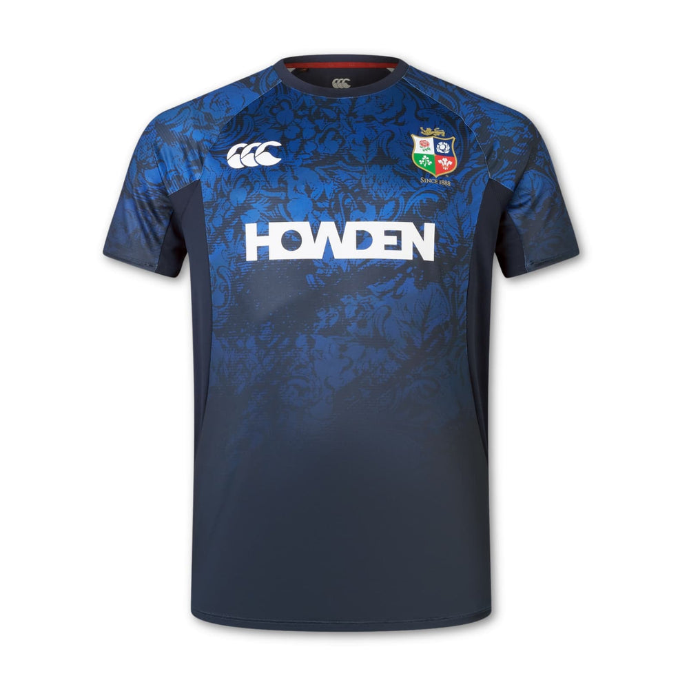 Maglia da rugby superleggera da allenamento British & Irish Lions: maglia da allenamento leggera, blu, con il logo della squadra.