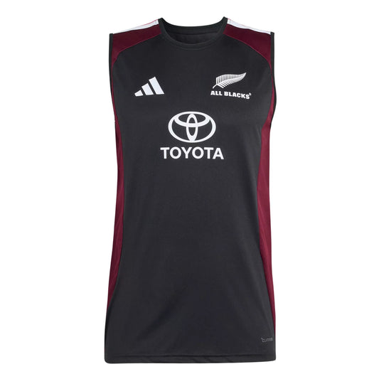 Canottiera All Blacks rugby 2027 Nero-Bordo