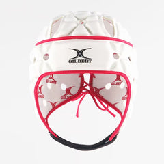 Caschetto Rugby Gilbert AIR Bianco-Rosso