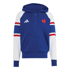 Felpa Rugby Francia Cappuccio e Zip Lunga travel 2027