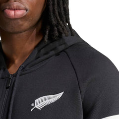 Felpa Rugby All Blacks Cappuccio e Zip Lunga travel Leisure
