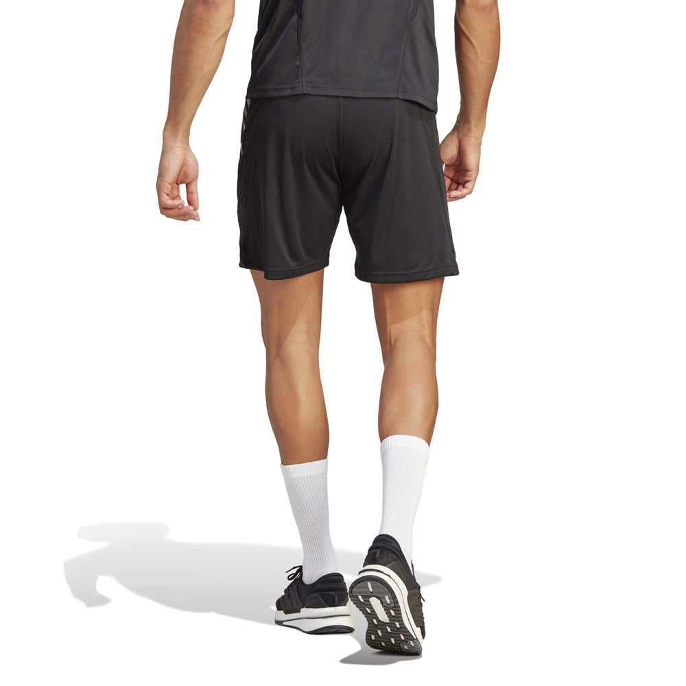 Pantaloncini da palestra All Blacks RWC 2024 neri, uomo, vista posteriore.