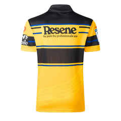 Maglia da rugby Hurricanes 2026 Home PRO gialla con logo Resene.