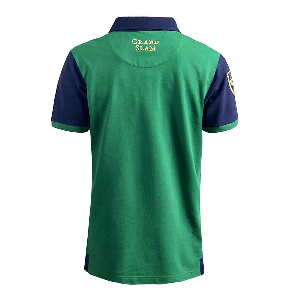 Maglia rugby verde e blu Irlanda Vintage 1948 con logo